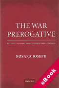 Cover of The War Prerogative: History, Reform, and Constitutional Design (eBook)