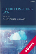 Cover of Cloud Computing Law (eBook)