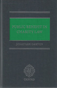 Cover of Public Benefit in Charity Law: Principles and Practice