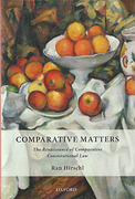 Cover of Comparative Matters: The Renaissance of Comparative Constitutional Law