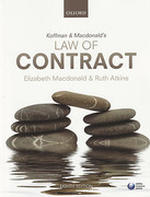 Cover of Koffman & Macdonald's Law of Contract
