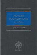 Cover of Private Foundations: Law and Practice