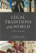 Cover of Legal Traditions of the World: Sustainable Diversity in Law