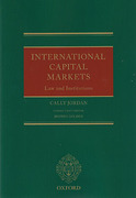 Cover of International Capital Markets: Law and Institutions