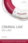 Cover of Questions & Answers: Criminal Law 2014 and 2015