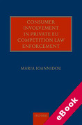 Cover of Consumer Involvement in Private EU Competition Law Enforcement (eBook)