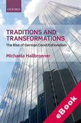 Cover of Tradition and Transformations: The Rise of German Constitutionalism (eBook)