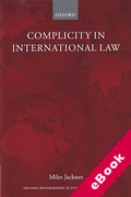 Cover of Complicity in International Law (eBook)