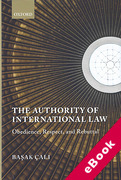 Cover of The Authority of International Law: Obedience, Respect, and Rebuttal (eBook)