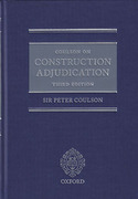 Cover of Coulson on Construction Adjudication