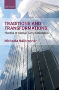Cover of Tradition and Transformations: The Rise of German Constitutionalism