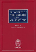 Cover of Principles of the English Law of Obligations