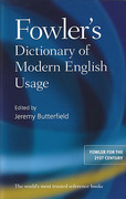 Cover of Fowler's Dictionary of Modern English Usage