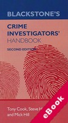 Cover of Blackstone's Crime Investigator's Handbook (eBook)