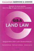 Cover of Concentrate Questions and Answers: Land Law
