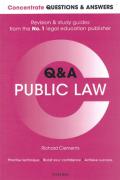 Cover of Concentrate Questions and Answers: Public Law