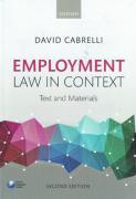 Cover of Employment Law in Context: Text and Materials