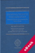 Cover of Criminal Injuries Compensation: State and Offender Compensation for Violent Crime (eBook)