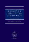 Cover of Coulson on Construction Adjudication 4th ed (Book &#38; Digital Pack)