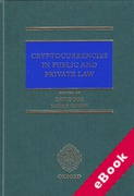 Cover of Cryptocurrencies in Public and Private Law (eBook)
