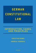 Cover of German Constitutional Law: Introduction, Cases and Principles