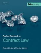 Cover of Poole's Casebook on Contract Law