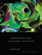 Cover of Employment Law in Context: Text and Materials