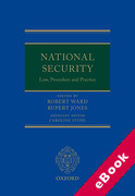 Cover of National Security: Law, Procedure, and Practice (eBook)