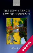 Cover of The New French Law of Contract (eBook)