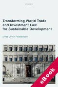 Cover of Transforming World Trade and Investment Law for Sustainable Development (eBook)