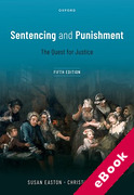 Cover of Sentencing and Punishment: The Quest for Justice (eBook)