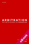 Cover of Arbitration: the Art &#38; Science of Persuasion (eBook)