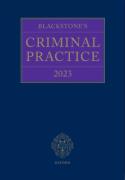 Cover of Blackstone's Criminal Practice 2023 (with Supplements 1, 2 &#38; 3)
