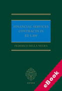 Cover of Financial Services Contracts in EU Law (eBook)