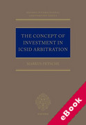 Cover of The Concept of Investment in ICSID Arbitration (eBook)