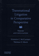 Cover of Transnational Litigation in Comparative Perspective: Theory &#38; Application