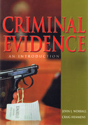 Cover of Criminal Evidence: An Introduction 