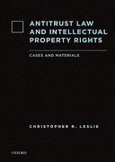 Cover of Antitrust Law and Intellectual Property Rights: Cases and Materials