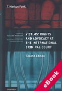 Cover of Victims' Rights and Advocacy at the International Criminal Court (eBook)