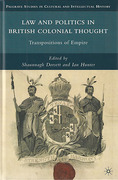 Cover of Law and Politics in British Colonial Thought: Transpositions of Empire