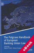 Cover of The Palgrave Handbook of European Banking Union Law (eBook)