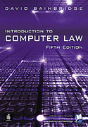 Cover of Introduction to Computer Law