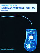Cover of Introduction to Information Technology Law