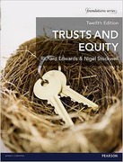 Cover of Trusts and Equity 12th ed (MyLawChamber)