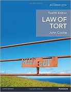 Cover of Law of Tort 12th ed (MyLawChamber)