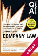 Cover of Law Express Question &#38; Answer: Company Law (eBook)