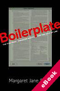 Cover of Boilerplate: The Fine Print, Vanishing Rights, and the Rule of Law (eBook)