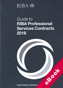 Cover of Guide to RIBA Professional Services Contracts 2018 (eBook)