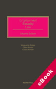Cover of Employment Equality Law (eBook)