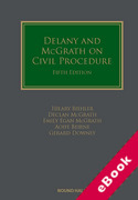 Cover of Delany and McGrath on Civil Procedure (eBook)